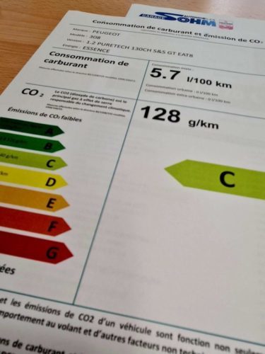 consommation carburant et émissions co2